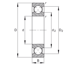 S 6204-C, ă(ni)Y(ji)(gu)C (j) DIN 625-1 ˜ʵҪߴ