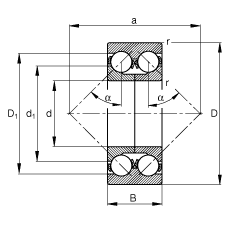 ǽ|S 3309-DA, (j) DIN 628-3 ˜ʵҪߴpɷxʷփ(ni)Ȧ|  = 45