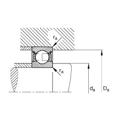 S 6306-2Z, (j) DIN 625-1 (bio)(zhn)Ҫߴ, ɂ(c)g϶ܷ