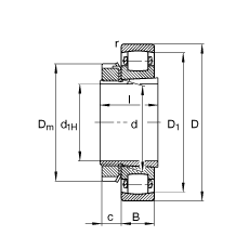 ΝLS 20209-K-TVP-C3 + H209, (j) DIN 635  DIN 5415 (bio)(zhn)Ҫߴ, F׺;o