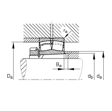 {(dio)ĝLS 22320-E1-K + H2320, (j) DIN 635-2 (bio)ʵҪߴ, F׺;o